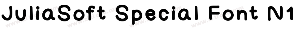 JuliaSoft Special Font N1字体转换